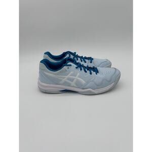 ASICS Women's Gel-Dedicate 7 Tennis Shoes Sky/White 1042A167-405 Size 10